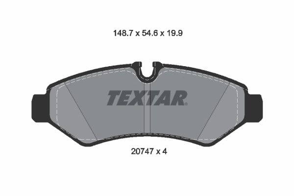TEXTAR 2074701 Fren Balatası 9074208600 uygun fiyat hızlı kargo