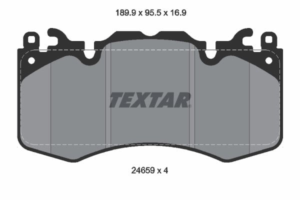 TEXTAR 2465901 Fren Balatası LR016684 uygun fiyat hızlı kargo