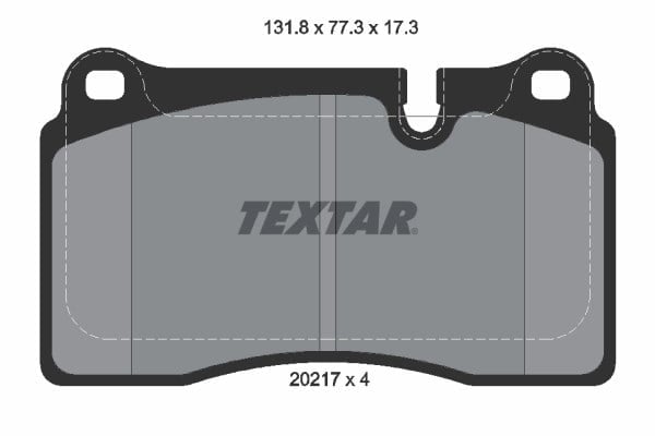 TEXTAR 2021701 Fren Balatası LR148353 uygun fiyat hızlı kargo