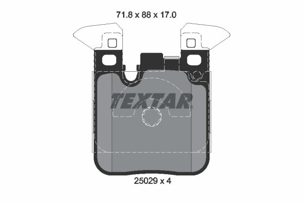 TEXTAR 2502902 Fren Balatası 2464314 uygun fiyat hızlı kargo