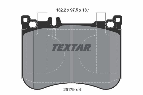 TEXTAR 2517901 Fren Balatası 0004203305 uygun fiyat hızlı kargo