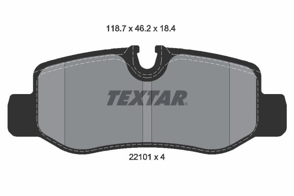 TEXTAR 2210101 Fren Balatası 4474200120 uygun fiyat hızlı kargo
