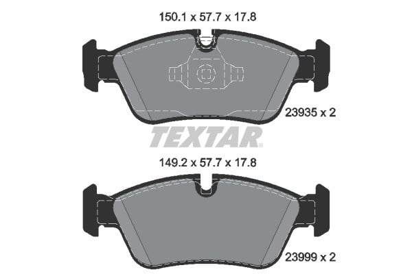 TEXTAR 2393501 Fren Balatası 2288849 uygun fiyat hızlı kargo
