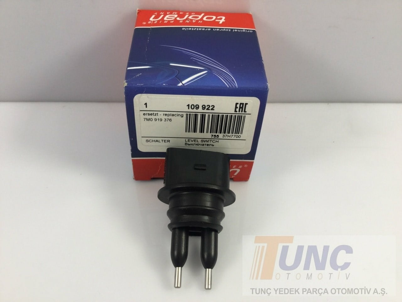 TOPRAN 109 922 Silecek Su Seviye Müşürü 7M0919376 uygun fiyat hızlı kargo