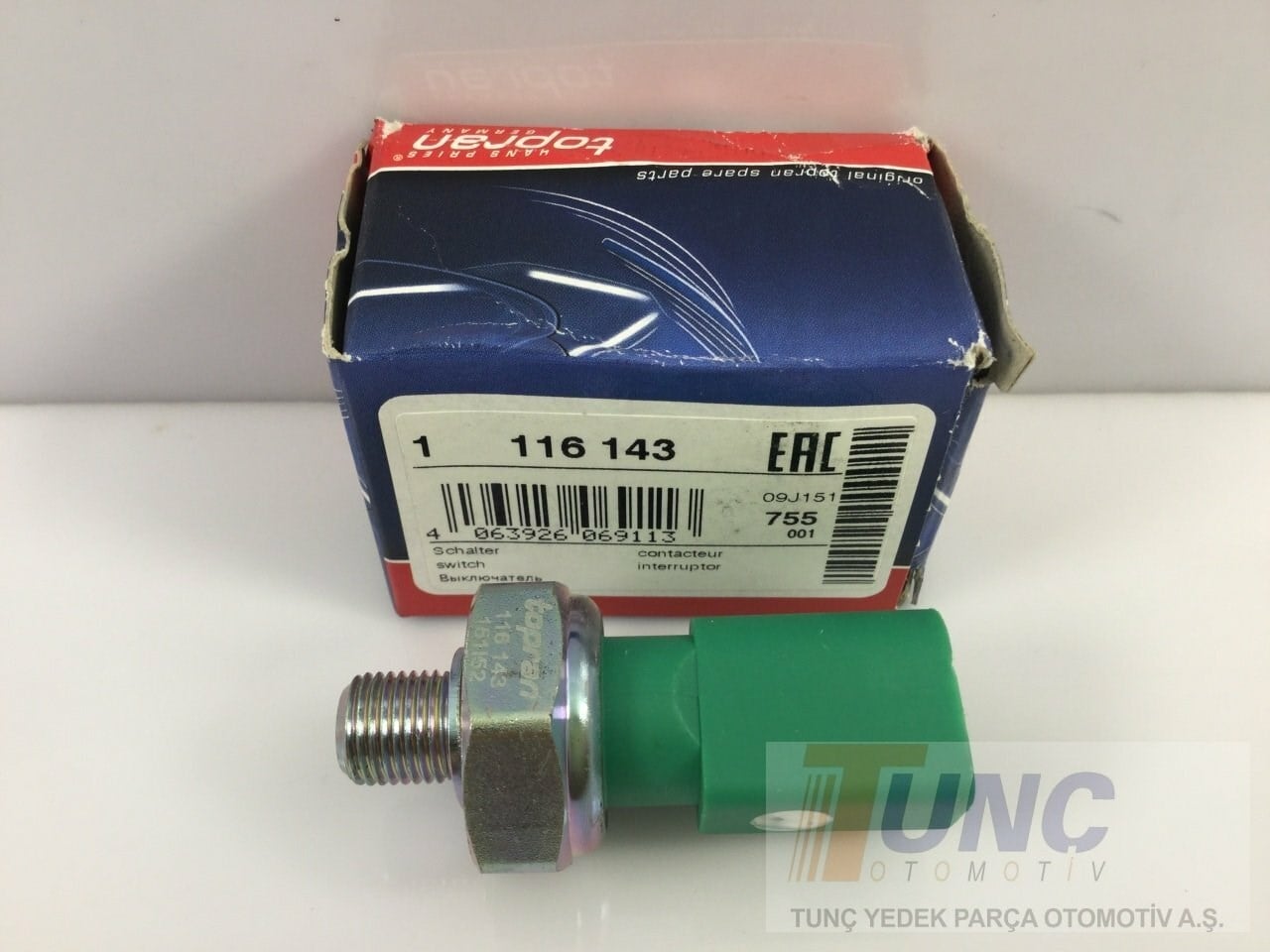 TOPRAN 116143 Yağ Basınç Sensörü 04L919081 uygun fiyat hızlı kargo