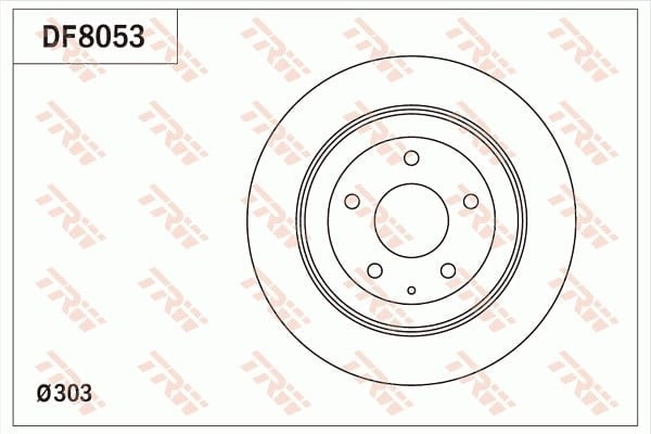 TRW DF8053 Fren Diski K011 26 251A uygun fiyat hızlı kargo