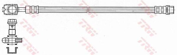 TRW PHD484 Fren Hortumu 8E0611775H uygun fiyat hızlı kargo