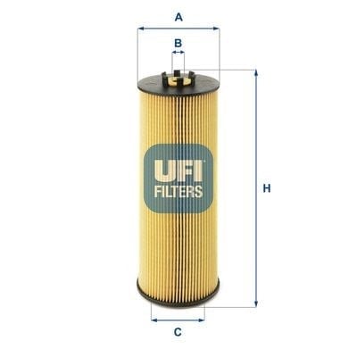 UFI 25 019 00 Yağ Filtresi 059115562 uygun fiyat hızlı kargo