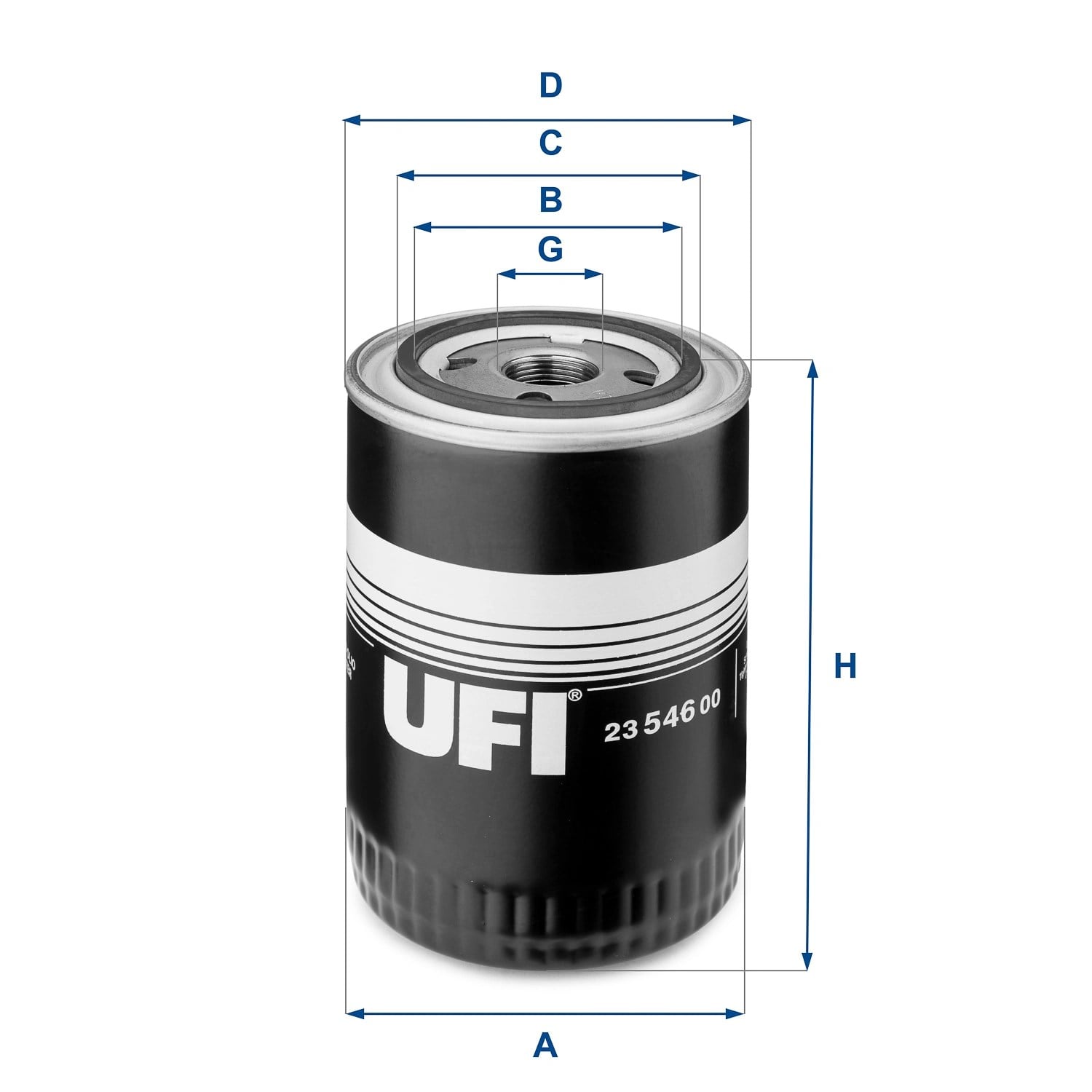 UFI 23 546 00 Yağ Filtresi 1109 AF uygun fiyat hızlı kargo