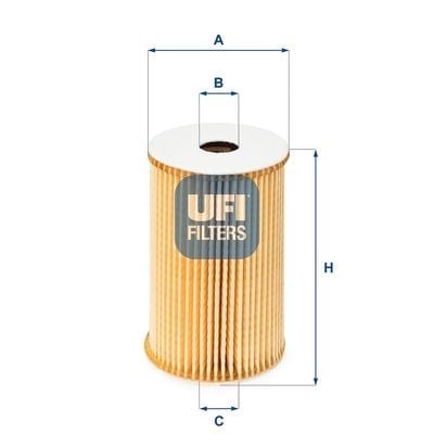 UFI 2502900 Yağ Filtresi 03D198819 uygun fiyat hızlı kargo
