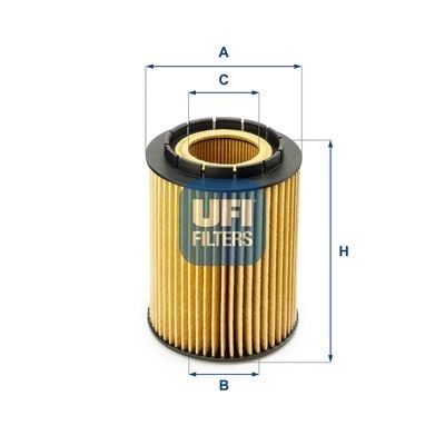 UFI 2501000 Yağ Filtresi 021115562A uygun fiyat hızlı kargo