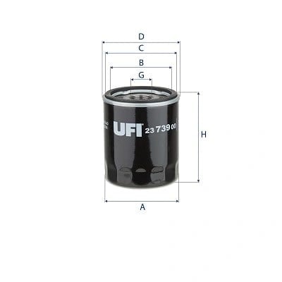 UFI 2373900 Yağ Filtresi 2007929 uygun fiyat hızlı kargo