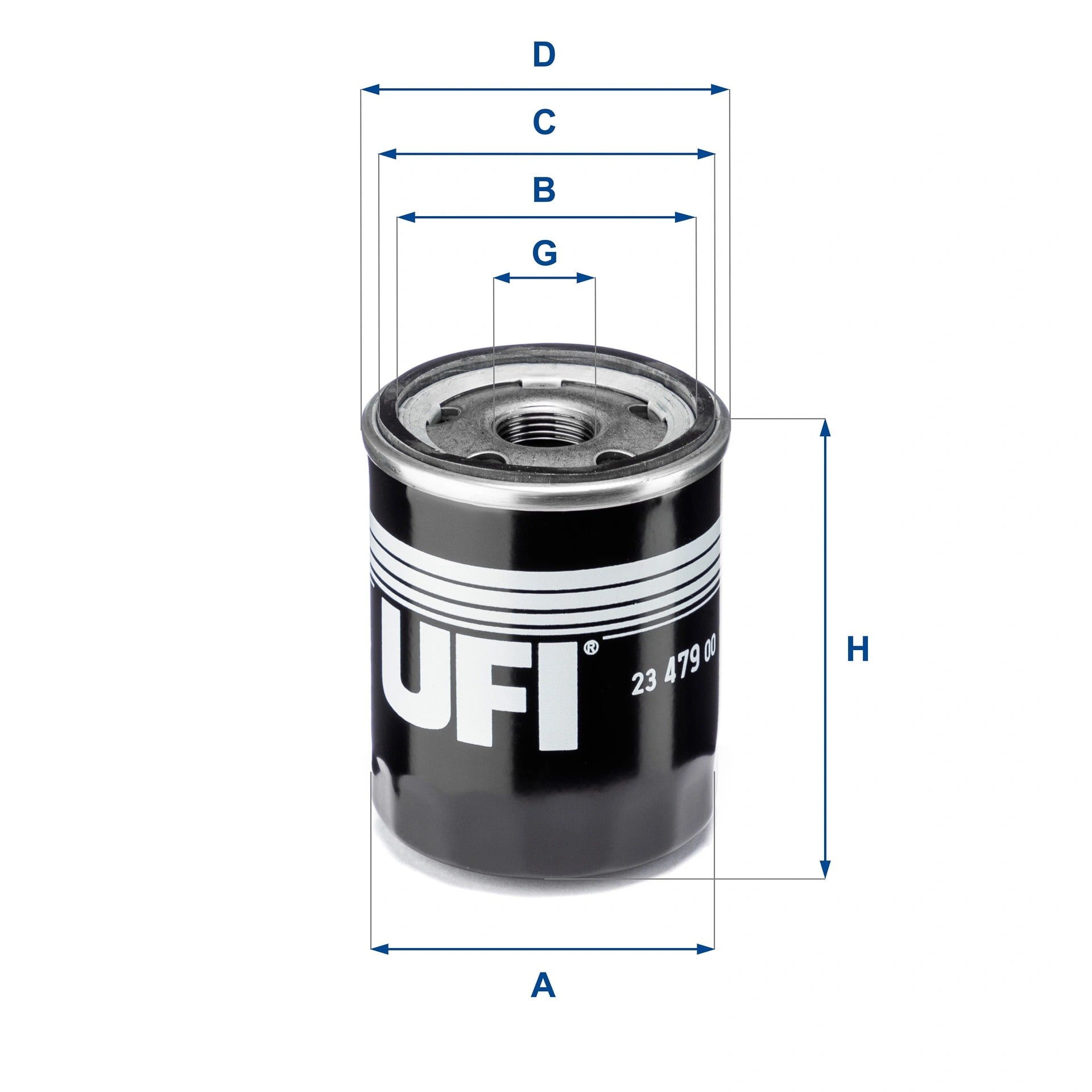 UFI 23 479 00 Yağ Filtresi 0001802810 uygun fiyat hızlı kargo