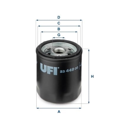 UFI 23 449 00 Yağ Filtresi 46805832 uygun fiyat hızlı kargo