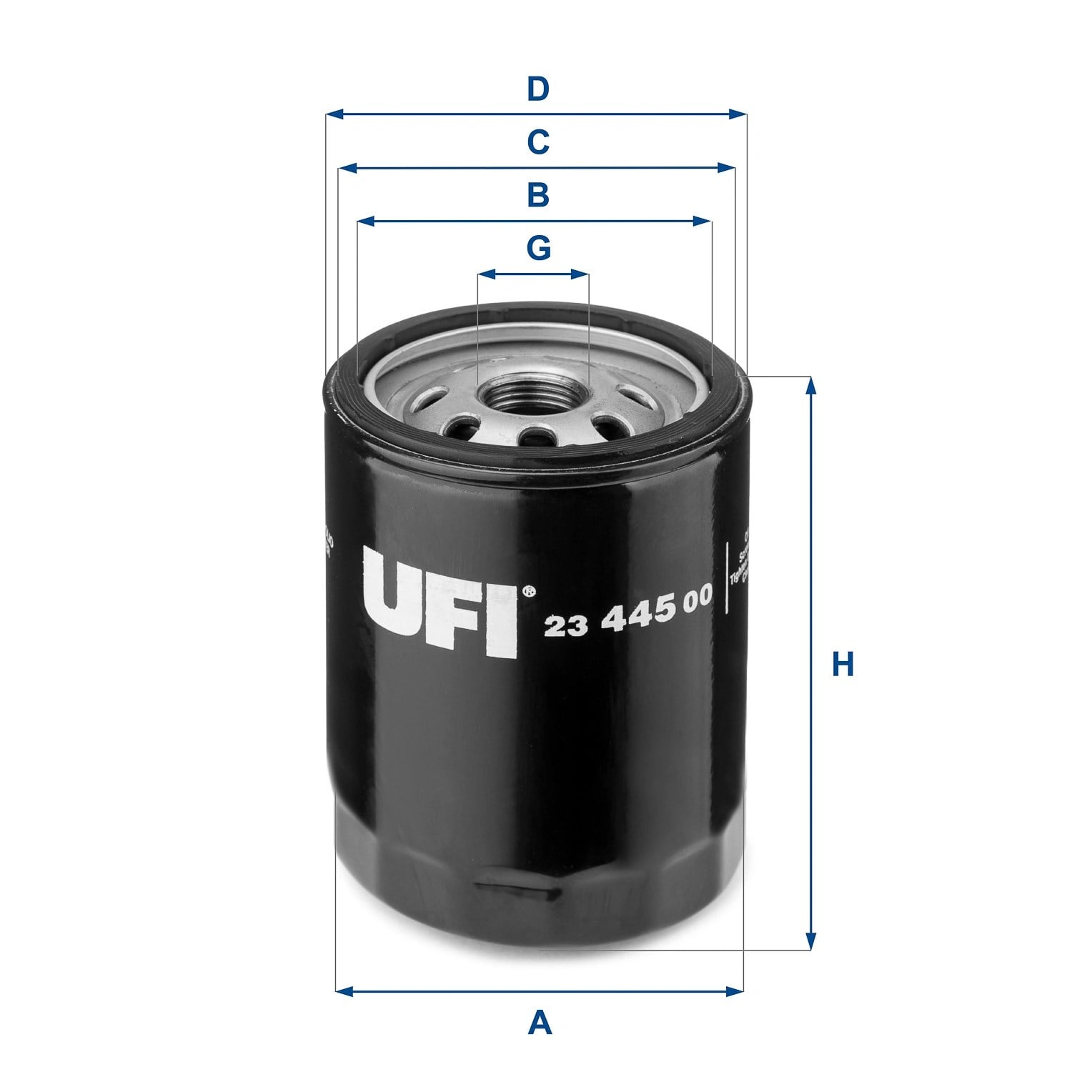 UFI 23 445 00 Yağ Filtresi 1109 W6 uygun fiyat hızlı kargo