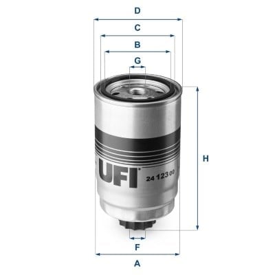 UFI 24 123 00 Yakıt Filtresi 31922 1K800 uygun fiyat hızlı kargo