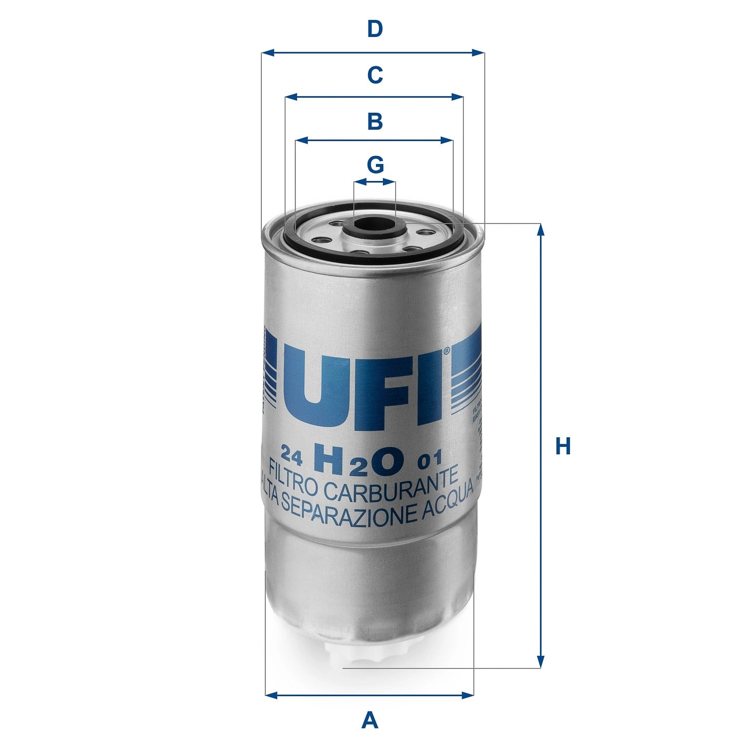 UFI 24 H2O 01 Yakıt Filtresi 2992300 uygun fiyat hızlı kargo