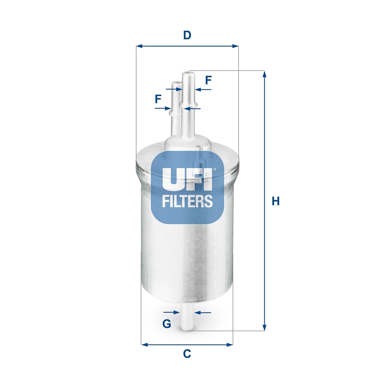 UFI 31 840 00 Yakıt Filtresi 1K0201051C uygun fiyat hızlı kargo