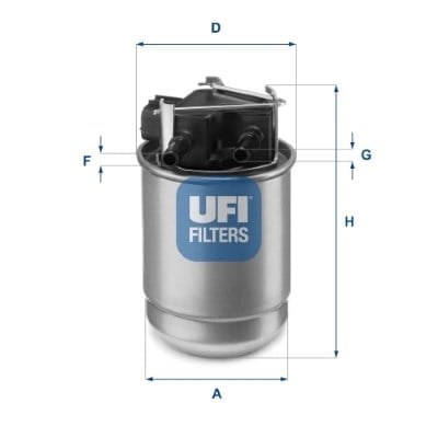UFI 5551700 Yakıt Filtresi 16400 HV80A uygun fiyat hızlı kargo