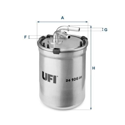 UFI 24 106 00 Yakıt Filtresi 6C0127400 uygun fiyat hızlı kargo