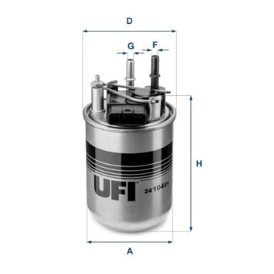 UFI 24 104 01 Yakıt Filtresi 16400 1KB3C uygun fiyat hızlı kargo
