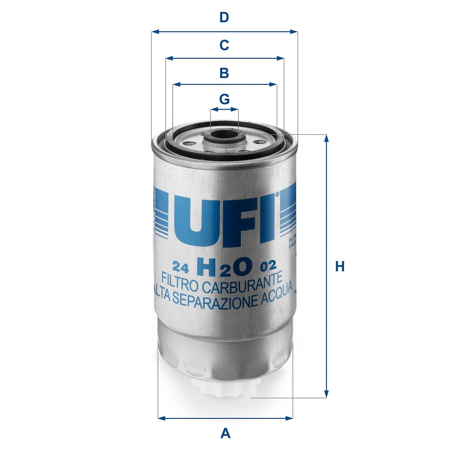 UFI 24 H2O 02 Yakıt Filtresi 1337724080 uygun fiyat hızlı kargo