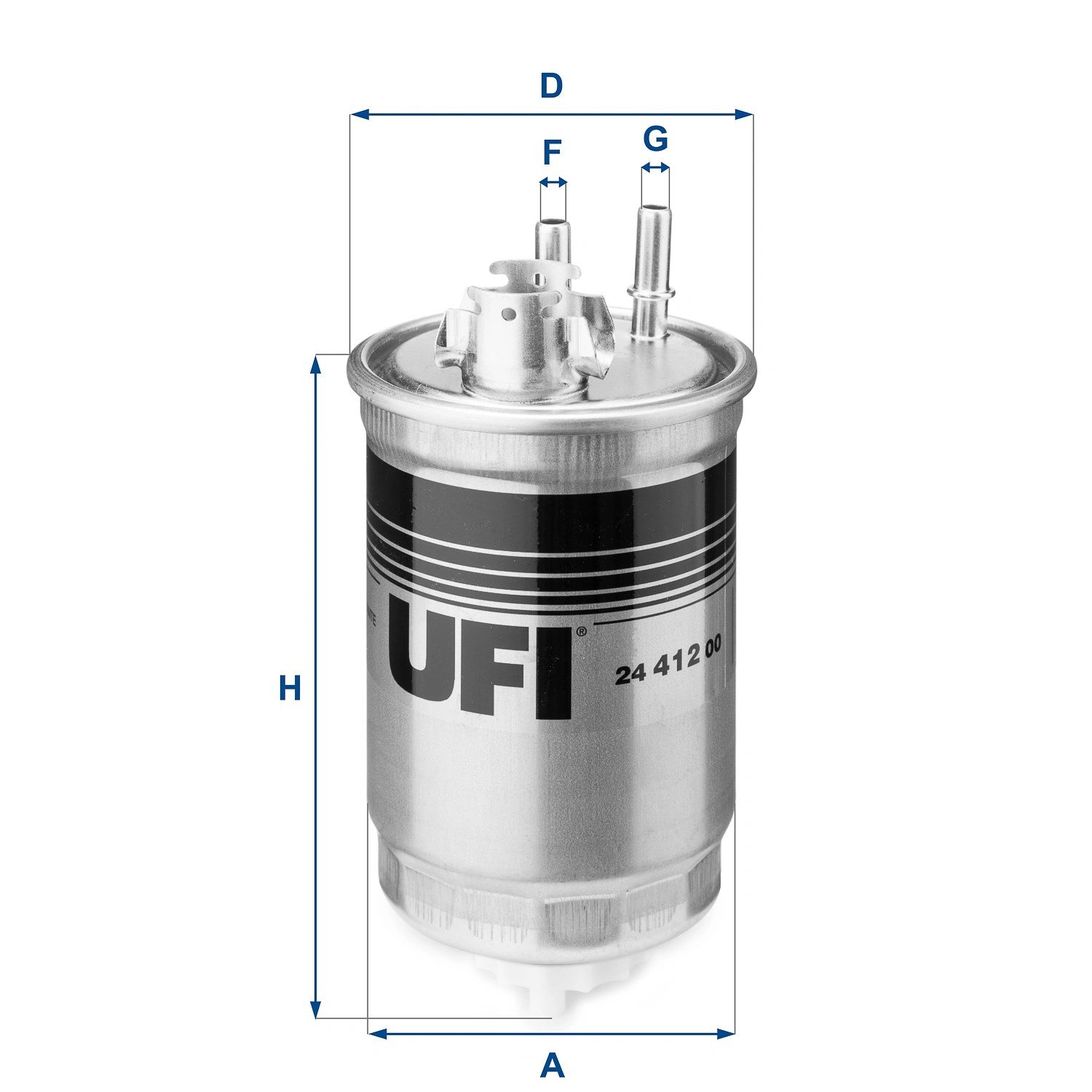 UFI 2441200 Yakıt Filtresi 46531688 uygun fiyat hızlı kargo