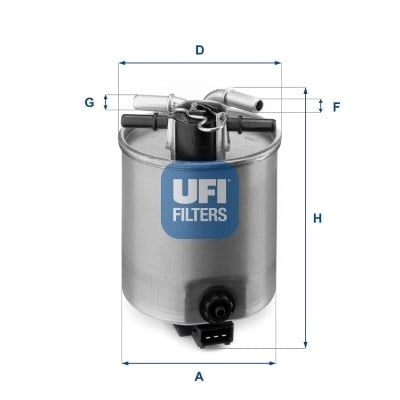 UFI 24 025 01 Yakıt Filtresi 16400 JD52C uygun fiyat hızlı kargo