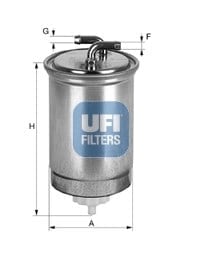 UFI 2443500 Yakıt Filtresi 16901 S6F E01 uygun fiyat hızlı kargo
