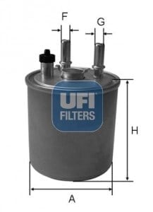 UFI 2407300 Yakıt Filtresi 7701069023 uygun fiyat hızlı kargo