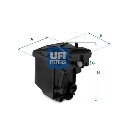 UFI 24 027 00 Yakıt Filtresi 1232325 uygun fiyat hızlı kargo
