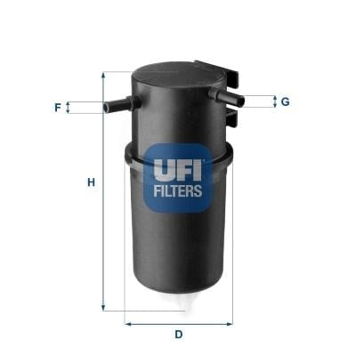 UFI 24 145 00 Yakıt Filtresi 2H0127401A uygun fiyat hızlı kargo