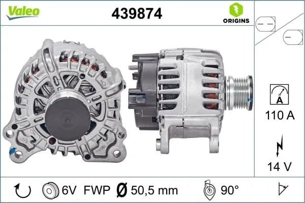 VALEO 439874 Alternatör 03L903023J uygun fiyat hızlı kargo