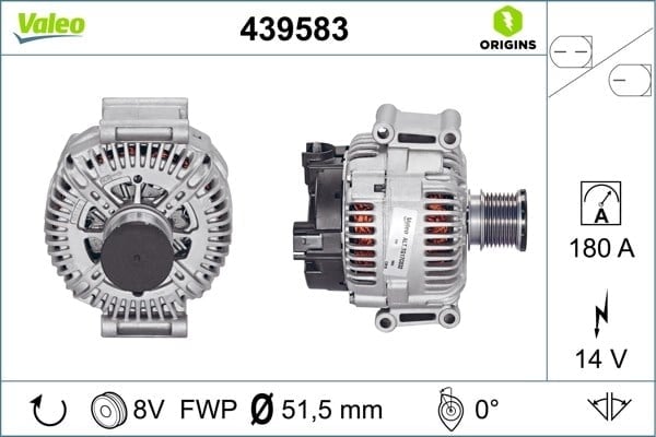 VALEO 439583 Alternatör 6421540302 uygun fiyat hızlı kargo