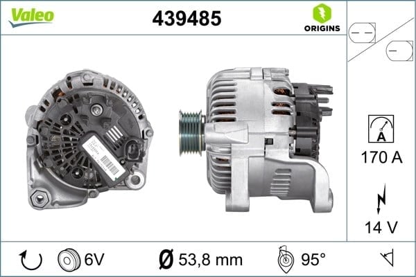VALEO 439485 Alternatör 12317788821 uygun fiyat hızlı kargo