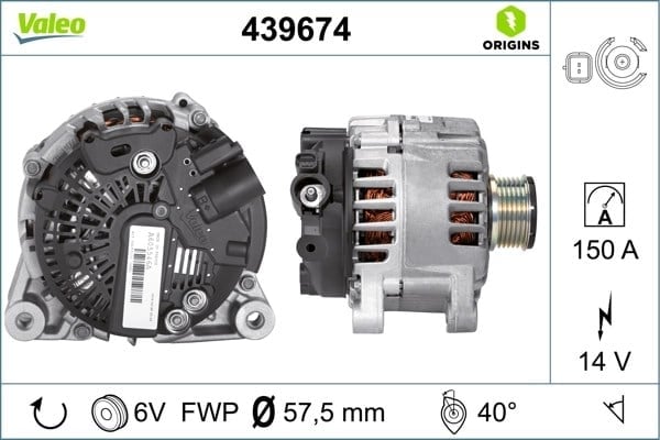 VALEO 439674 Alternatör 5702E2 uygun fiyat hızlı kargo