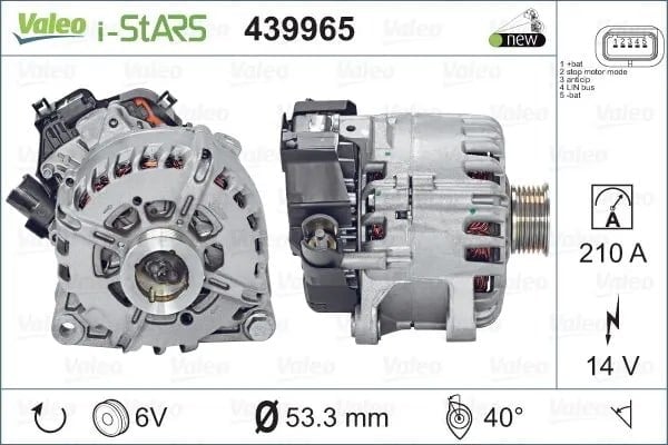 VALEO 439965 Alternatör 9807970180 uygun fiyat hızlı kargo