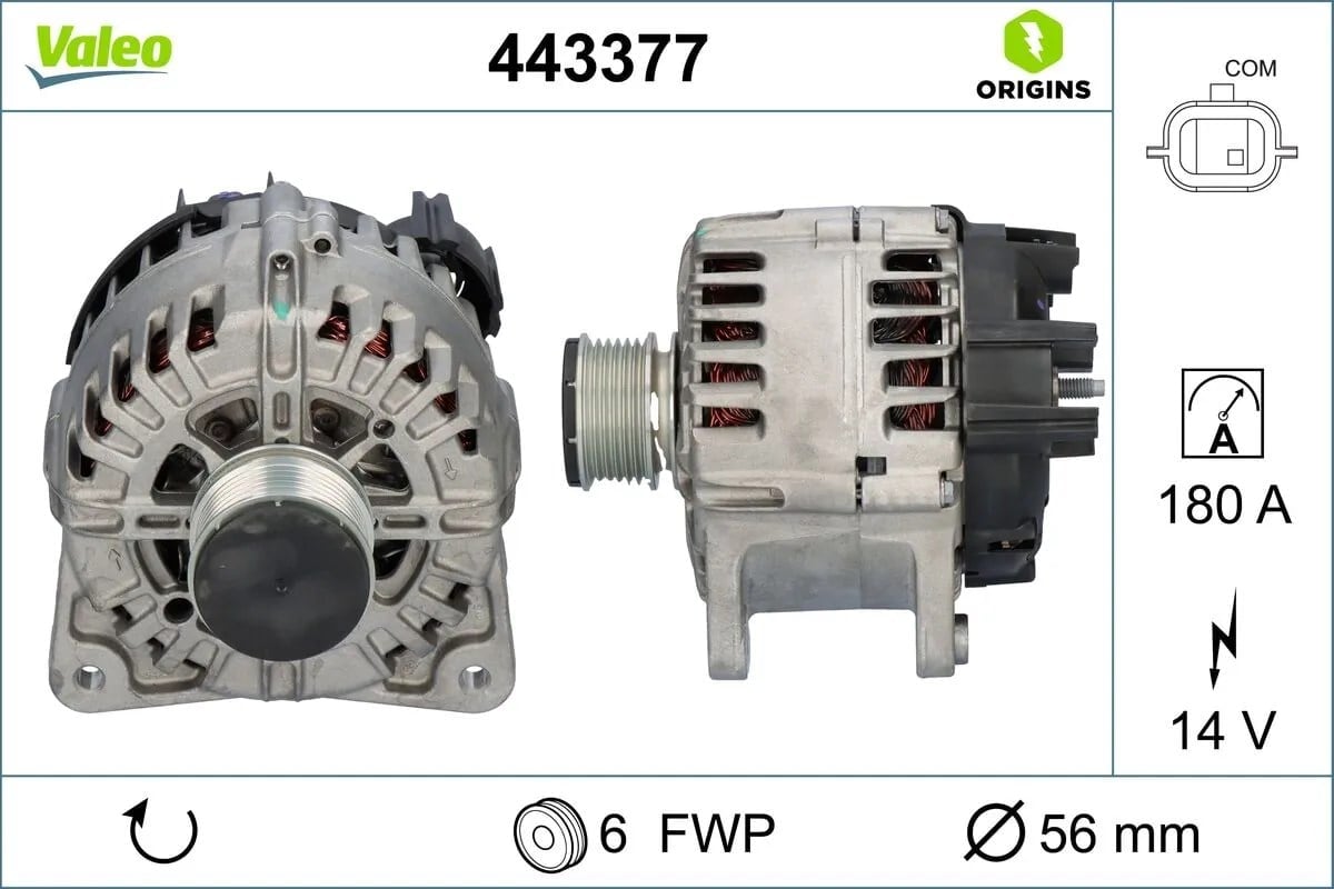 VALEO 443377 Alternatör 231006293R uygun fiyat hızlı kargo
