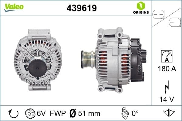 VALEO 439619 Alternatör 6461540102 uygun fiyat hızlı kargo