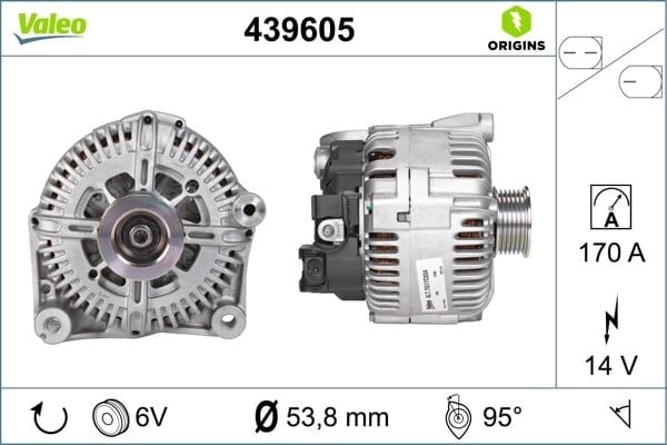 VALEO 439605 Alternatör 12317796125 uygun fiyat hızlı kargo