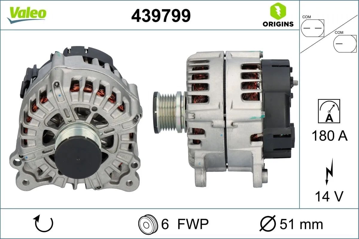 VALEO 439799 Alternatör 03L903017B uygun fiyat hızlı kargo