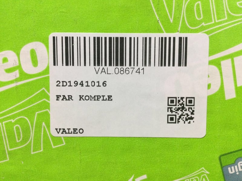 VALEO 086741 Far 2D1941016 uygun fiyat hızlı kargo