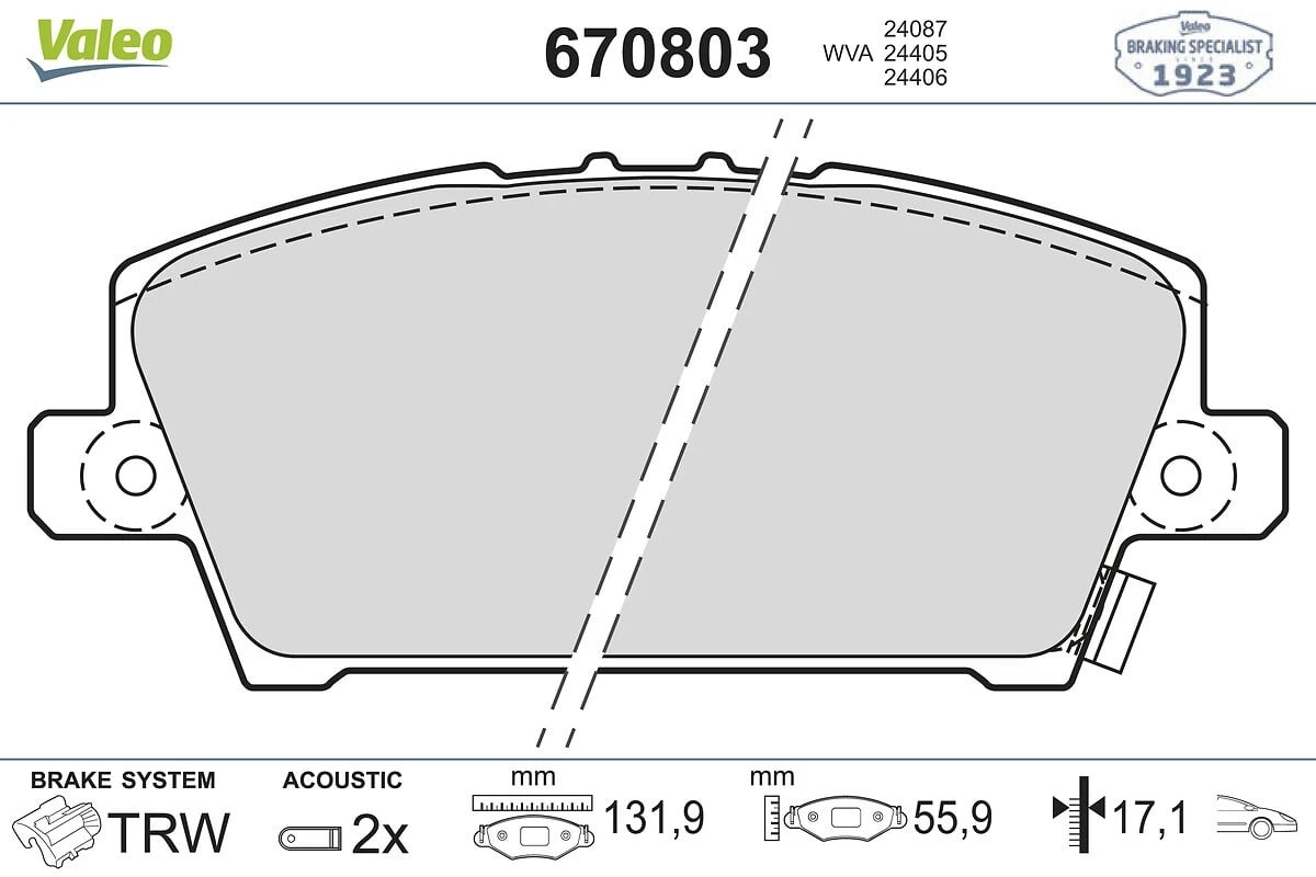 VALEO 670803 Fren Balatası 45022SMGE00 uygun fiyat hızlı kargo