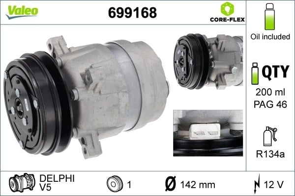 VALEO 699168 Klima Kompresörü 71721689 uygun fiyat hızlı kargo