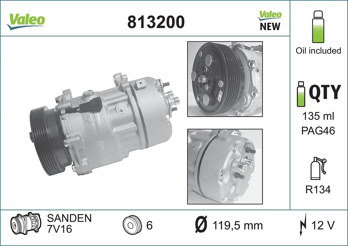 VALEO 813200 Klima Kompresörü 1J0820803A uygun fiyat hızlı kargo