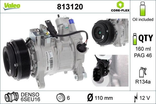 VALEO 813120 Klima Kompresörü 64529223694 uygun fiyat hızlı kargo