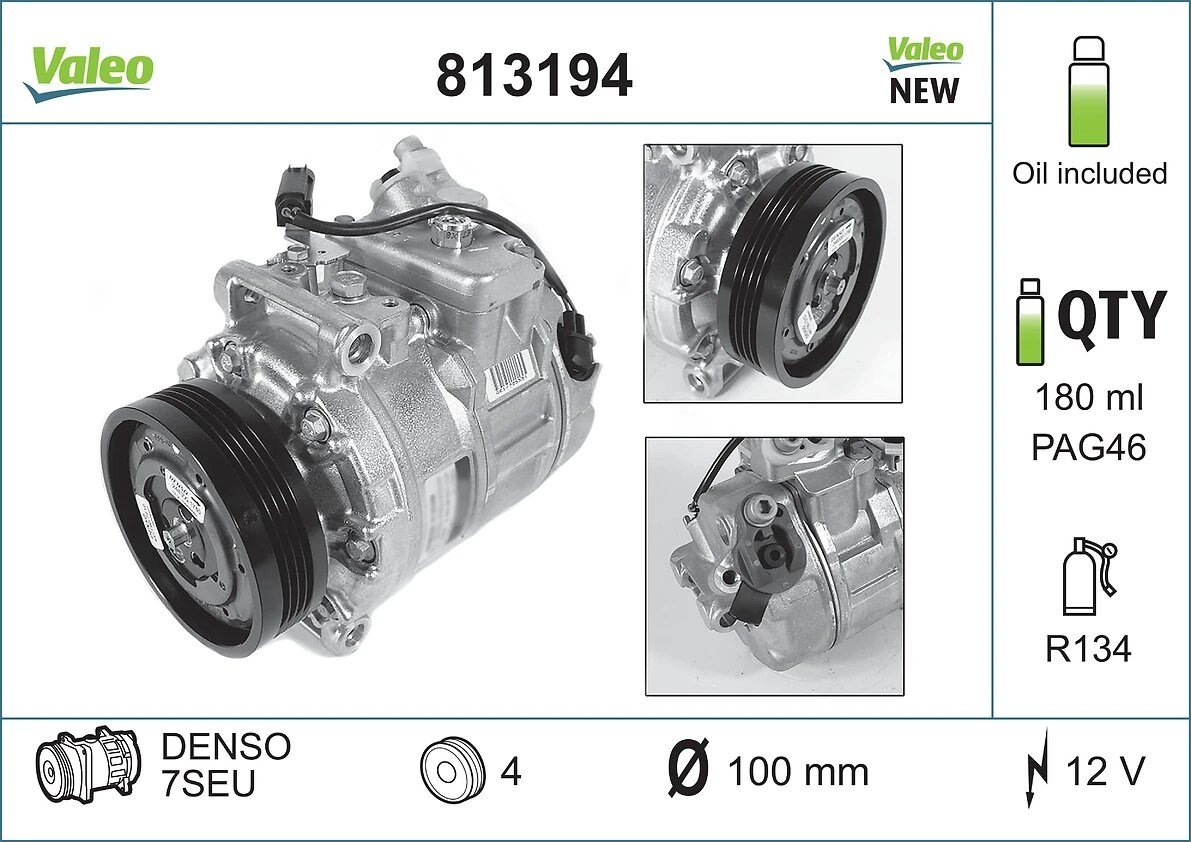 VALEO 813194 Klima Kompresörü 64506901783 uygun fiyat hızlı kargo