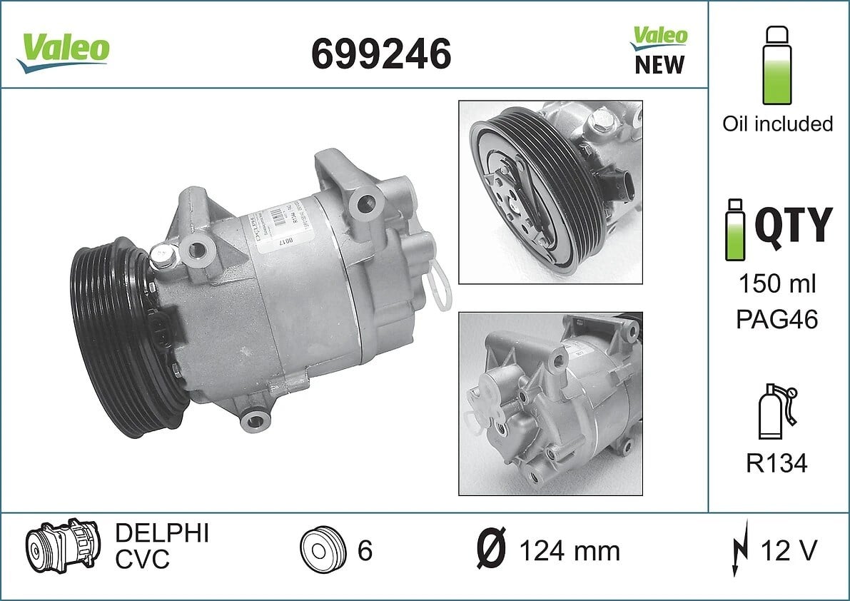 VALEO 699246 Klima Kompresörü 2763000Q2M uygun fiyat hızlı kargo