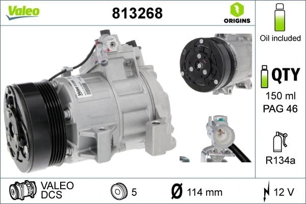 VALEO 813268 Klima Kompresörü 9520064JB01 uygun fiyat hızlı kargo