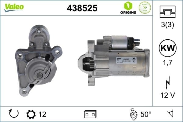 VALEO 438525 Marş Motoru 1623862880 uygun fiyat hızlı kargo